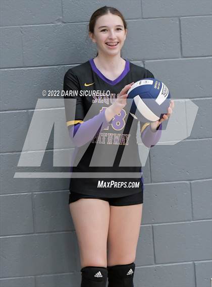 Thumbnail 2 in American Leadership Academy - Anthem South vs Sequoia Pathway (Epic Tourneys Volleyball Invite) photogallery.
