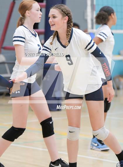 Thumbnail 1 in American Leadership Academy - Anthem South vs Sequoia Pathway (Epic Tourneys Volleyball Invite) photogallery.