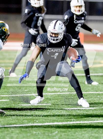 Thumbnail 2 in Placer vs. Capital Christian (CIF SJS D3 Final) photogallery.
