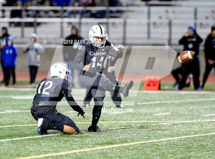 Thumbnail 3 in Placer vs. Capital Christian (CIF SJS D3 Final) photogallery.