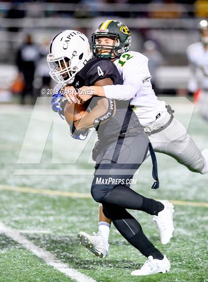 Thumbnail 3 in Placer vs. Capital Christian (CIF SJS D3 Final) photogallery.