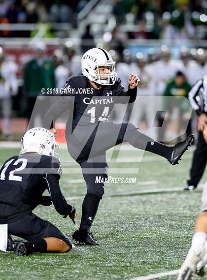 Thumbnail 1 in Placer vs. Capital Christian (CIF SJS D3 Final) photogallery.