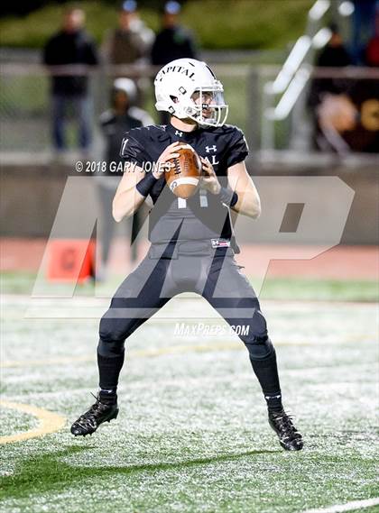 Thumbnail 2 in Placer vs. Capital Christian (CIF SJS D3 Final) photogallery.