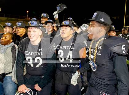 Thumbnail 3 in Placer vs. Capital Christian (CIF SJS D3 Final) photogallery.