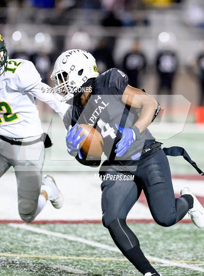Thumbnail 1 in Placer vs. Capital Christian (CIF SJS D3 Final) photogallery.