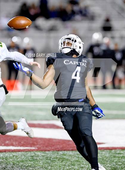 Thumbnail 1 in Placer vs. Capital Christian (CIF SJS D3 Final) photogallery.