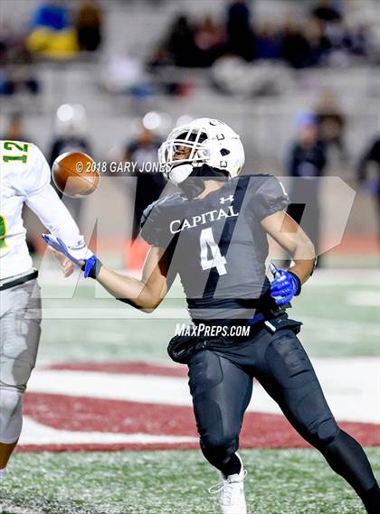 Thumbnail 2 in Placer vs. Capital Christian (CIF SJS D3 Final) photogallery.