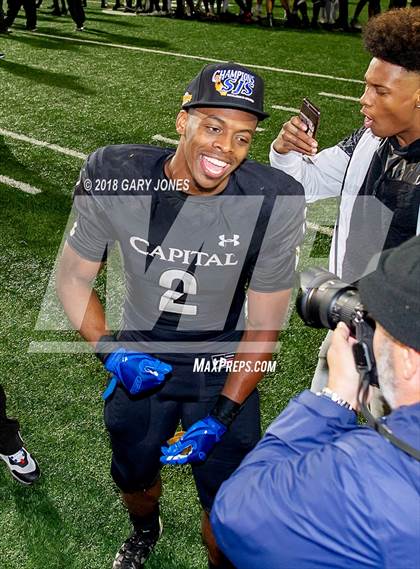 Thumbnail 3 in Placer vs. Capital Christian (CIF SJS D3 Final) photogallery.