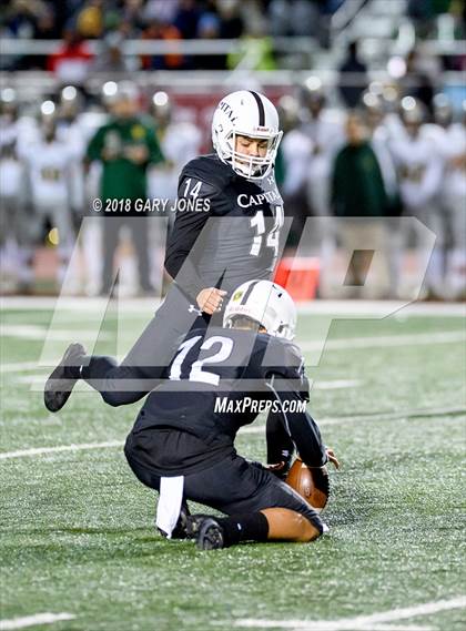 Thumbnail 1 in Placer vs. Capital Christian (CIF SJS D3 Final) photogallery.
