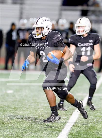 Thumbnail 1 in Placer vs. Capital Christian (CIF SJS D3 Final) photogallery.