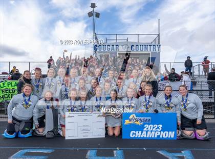 Thumbnail 3 in Carle Place vs Whitney Point (NYSPHSAA Class C Final) photogallery.