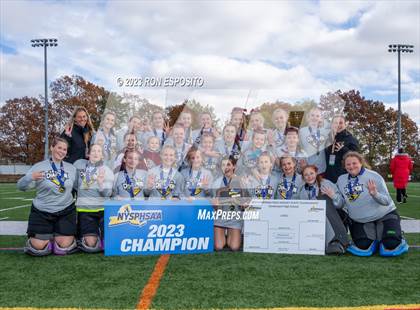 Thumbnail 2 in Carle Place vs Whitney Point (NYSPHSAA Class C Final) photogallery.