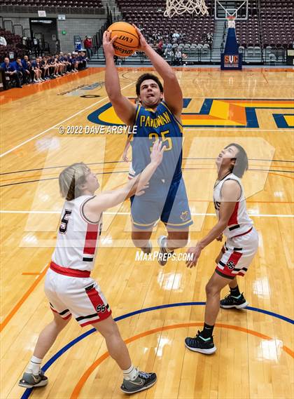 Thumbnail 3 in South Sevier vs. Parowan (UHSAA 2A Tournament) photogallery.