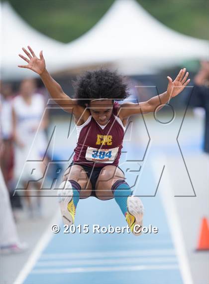Thumbnail 2 in PSAL Girls  Outdoor Track & Field Championship photogallery.