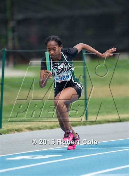 Thumbnail 1 in PSAL Girls  Outdoor Track & Field Championship photogallery.