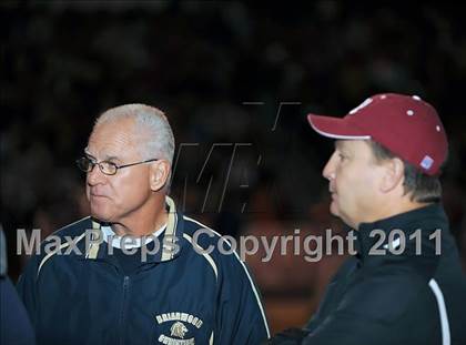 Thumbnail 3 in Hartselle vs. Briarwood Christian (AHSAA 5A Semifinal) photogallery.