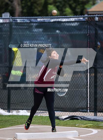 Thumbnail 3 in CHSAA Track & Field 3A Championships (Girls Shot Put) photogallery.