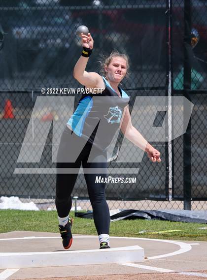 Thumbnail 3 in CHSAA Track & Field 3A Championships (Girls Shot Put) photogallery.