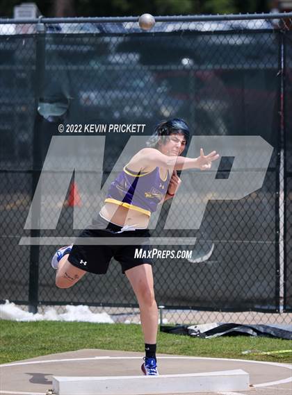 Thumbnail 2 in CHSAA Track & Field 3A Championships (Girls Shot Put) photogallery.