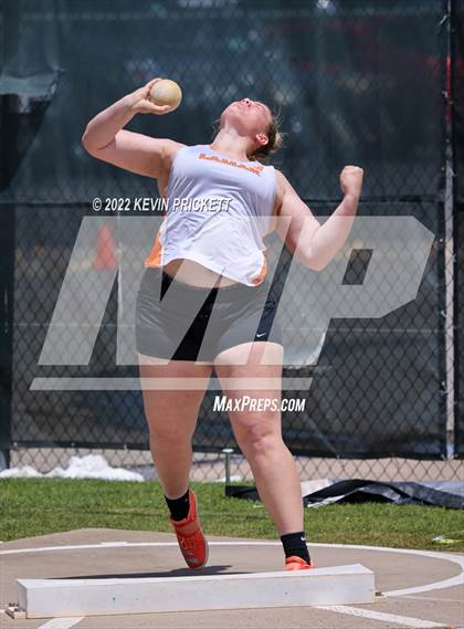 Thumbnail 2 in CHSAA Track & Field 3A Championships (Girls Shot Put) photogallery.