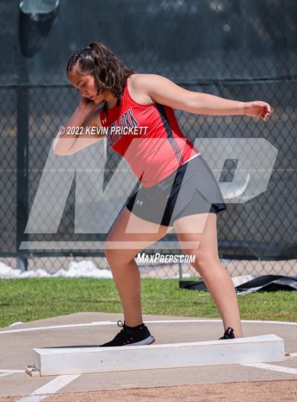 Thumbnail 2 in CHSAA Track & Field 3A Championships (Girls Shot Put) photogallery.