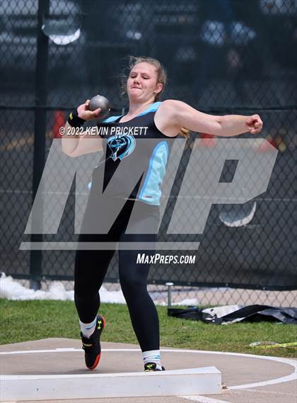 Thumbnail 2 in CHSAA Track & Field 3A Championships (Girls Shot Put) photogallery.