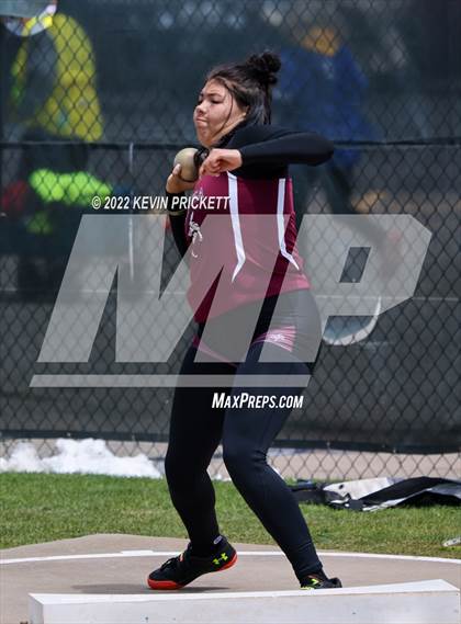 Thumbnail 1 in CHSAA Track & Field 3A Championships (Girls Shot Put) photogallery.