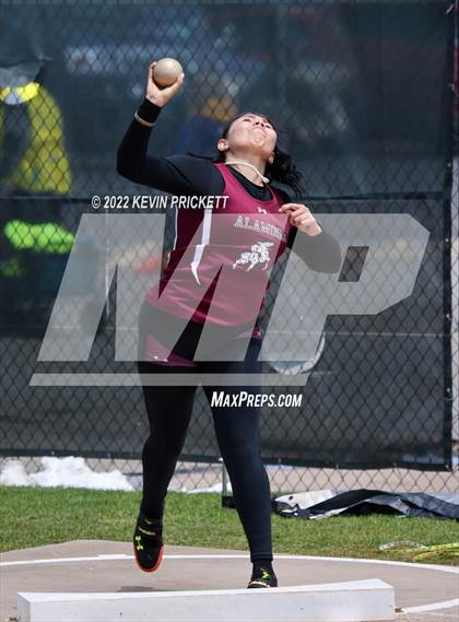 Thumbnail 2 in CHSAA Track & Field 3A Championships (Girls Shot Put) photogallery.