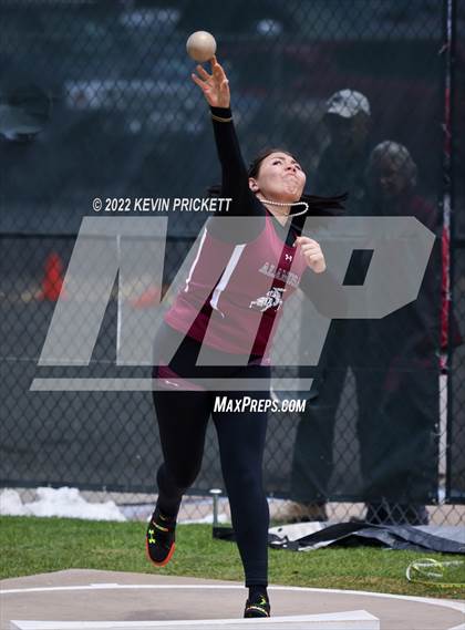 Thumbnail 2 in CHSAA Track & Field 3A Championships (Girls Shot Put) photogallery.