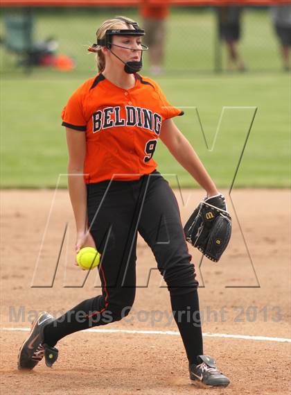 Thumbnail 1 in Belding vs Grand Rapids Christian (MHSAA Division 2 Regional Playoff) photogallery.