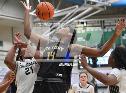 Thumbnail 1 in Grace Christian vs. Victory Christian Center (NCISAA 1A State Championship) photogallery.