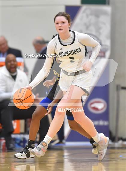 Thumbnail 2 in Grace Christian vs. Victory Christian Center (NCISAA 1A State Championship) photogallery.