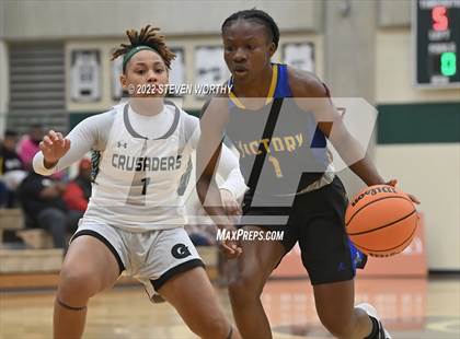 Thumbnail 3 in Grace Christian vs. Victory Christian Center (NCISAA 1A State Championship) photogallery.