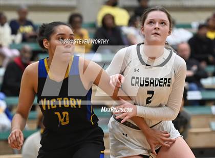 Thumbnail 2 in Grace Christian vs. Victory Christian Center (NCISAA 1A State Championship) photogallery.