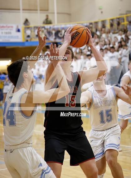 Thumbnail 1 in Logan @ Sky View (UHSAA 4A First Round) photogallery.