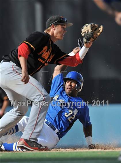 Thumbnail 3 in Palm Desert vs. Bishop Amat (CIF SS D4 Final) photogallery.