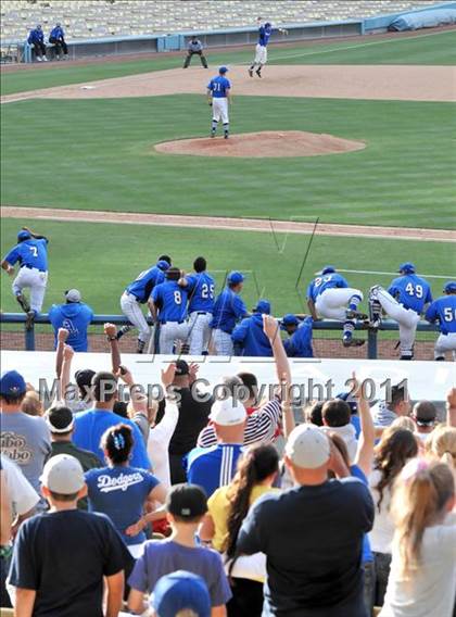 Thumbnail 3 in Palm Desert vs. Bishop Amat (CIF SS D4 Final) photogallery.