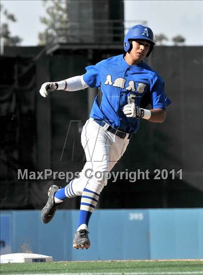 Thumbnail 3 in Palm Desert vs. Bishop Amat (CIF SS D4 Final) photogallery.