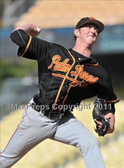 Thumbnail 1 in Palm Desert vs. Bishop Amat (CIF SS D4 Final) photogallery.