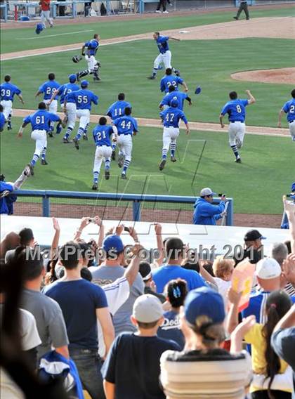 Thumbnail 3 in Palm Desert vs. Bishop Amat (CIF SS D4 Final) photogallery.
