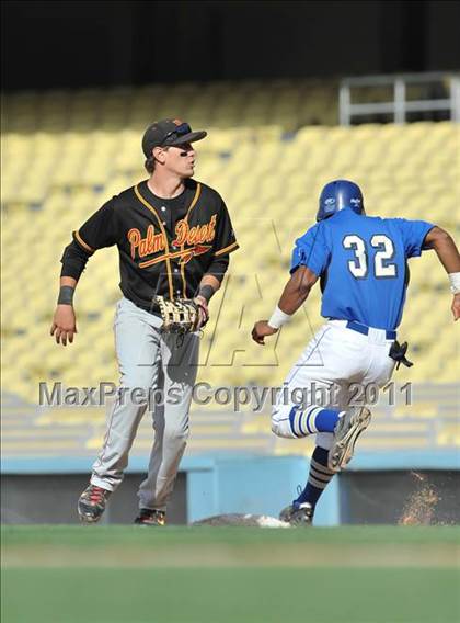 Thumbnail 3 in Palm Desert vs. Bishop Amat (CIF SS D4 Final) photogallery.