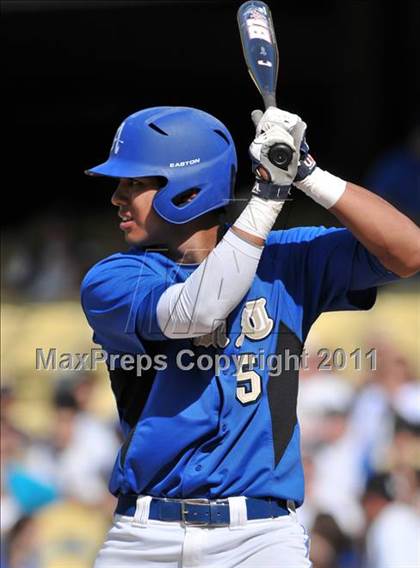 Thumbnail 3 in Palm Desert vs. Bishop Amat (CIF SS D4 Final) photogallery.