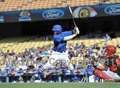 Thumbnail 3 in Palm Desert vs. Bishop Amat (CIF SS D4 Final) photogallery.