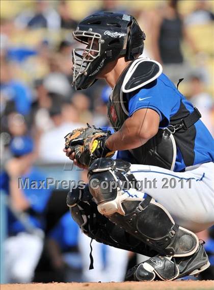 Thumbnail 3 in Palm Desert vs. Bishop Amat (CIF SS D4 Final) photogallery.