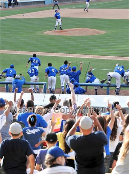 Thumbnail 2 in Palm Desert vs. Bishop Amat (CIF SS D4 Final) photogallery.