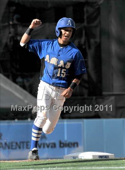 Thumbnail 3 in Palm Desert vs. Bishop Amat (CIF SS D4 Final) photogallery.