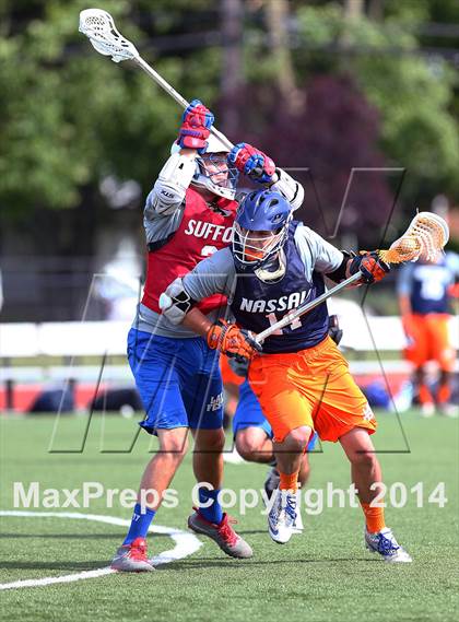 Thumbnail 1 in Nassau vs. Suffolk (Long Island Showcase, Rising Seniors)  photogallery.