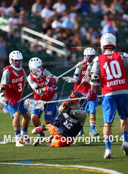 Thumbnail 3 in Nassau vs. Suffolk (Long Island Showcase, Rising Seniors)  photogallery.