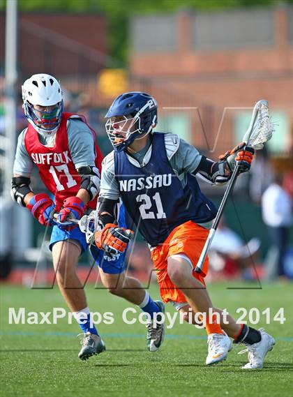 Thumbnail 2 in Nassau vs. Suffolk (Long Island Showcase, Rising Seniors)  photogallery.