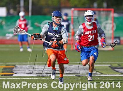 Thumbnail 3 in Nassau vs. Suffolk (Long Island Showcase, Rising Seniors)  photogallery.
